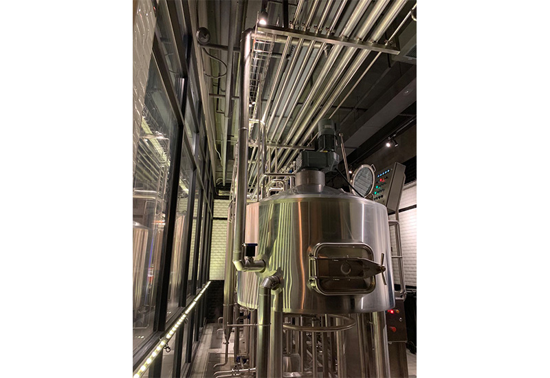 2018年5月 鹅岛百威（莆田）500L精酿啤酒交钥匙工程完成安装 (4)